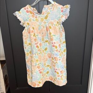 Floral Kids Dress - Multicolor